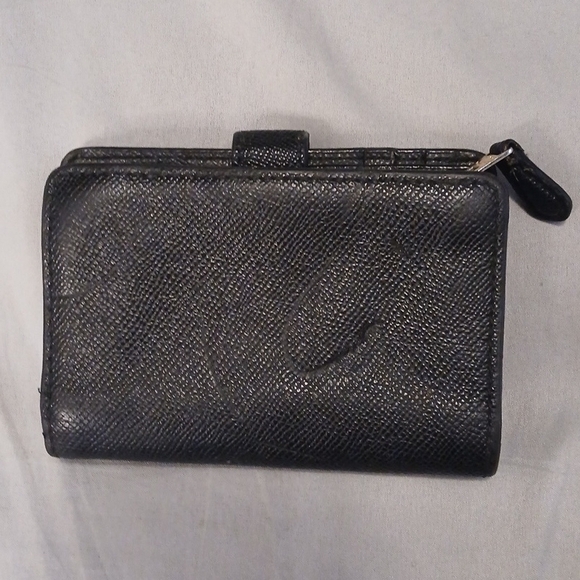 Coach Black Leather Zip Wallet - Picture 2 of 7